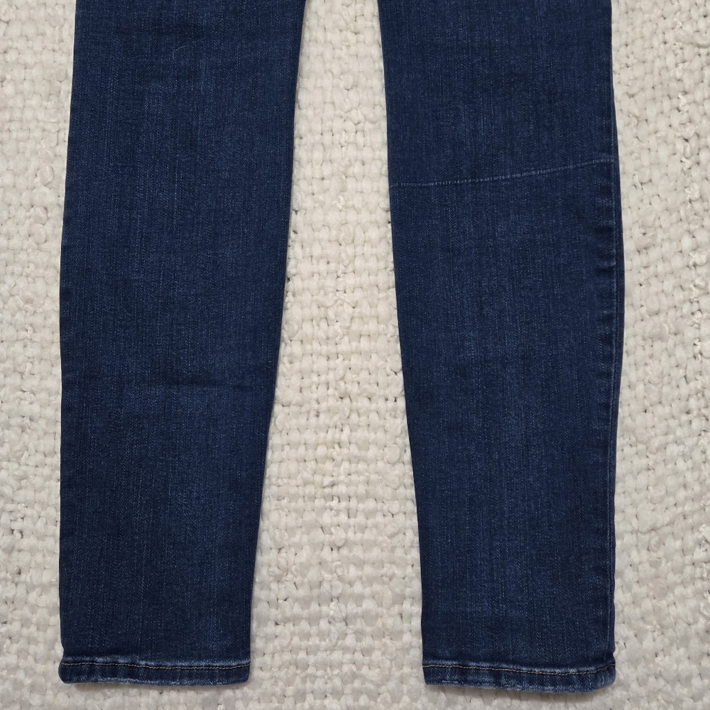 FRAME Denim Le Skinny de Jeanne Jeans Dark Wash Stretch Mid-Rise Skinny Size 28 - Picture 7 of 12